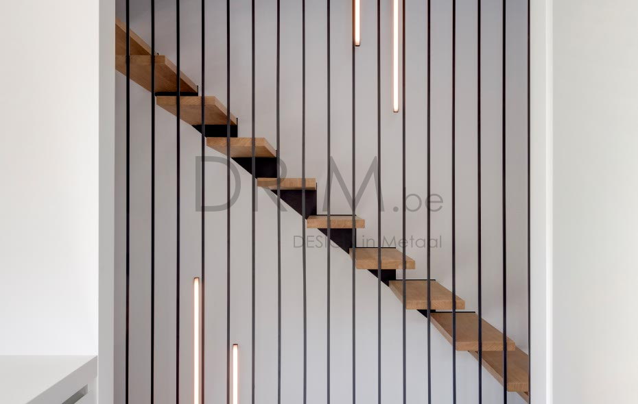 Modern Staircase, Modern Interieur, moderne trap, metalen trap, designtrap